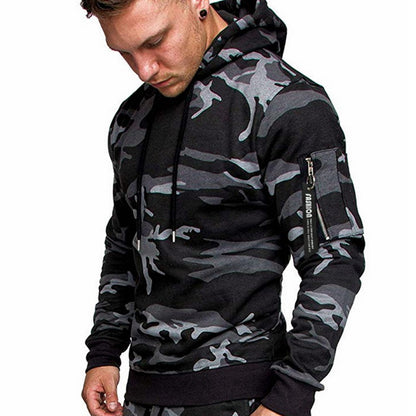 Camouflage Men's Casual Long Sleeve Sweater