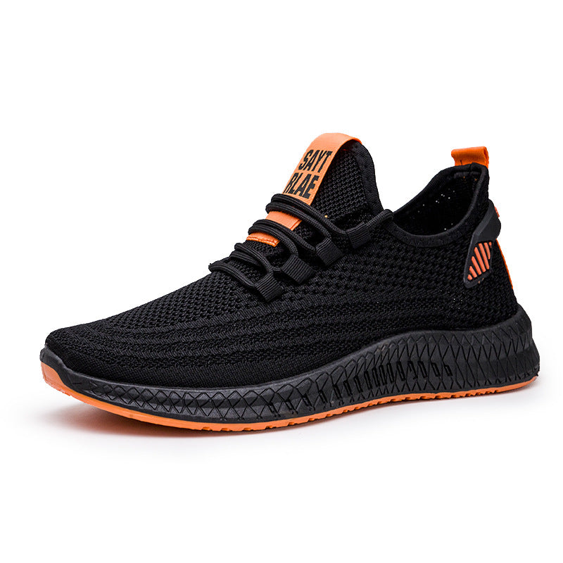 Men's shoes flying woven sneakers