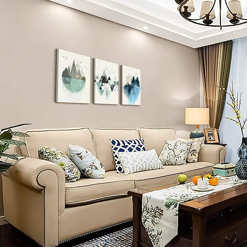 3pcs Abstract Canvas Wall Art for Living Room Decor
