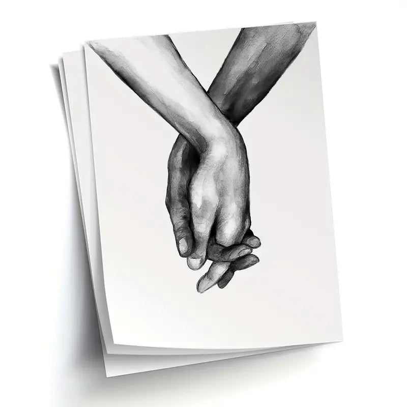 3 Pieces Nordic Style Sweet Love Wall Art Canvas Set