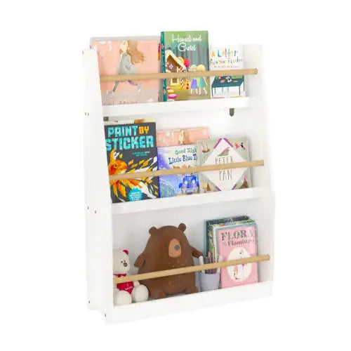 3rd Tier Children's Bookshelves, Children's Bookshelves, Help Keep Bedrooms, Playrooms And Classrooms Tidy And White