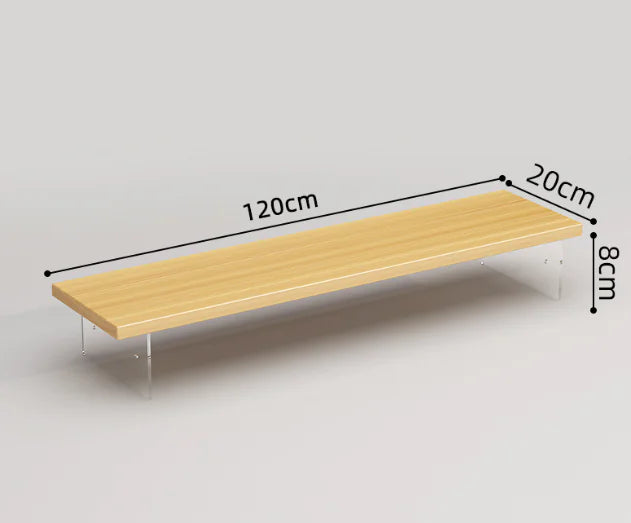 Acrylic & Wood Desktop Organizer Stand