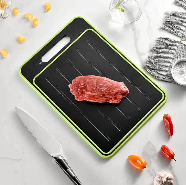 Multi-Function Cutting Board with Defrosting and Knife Sharpener