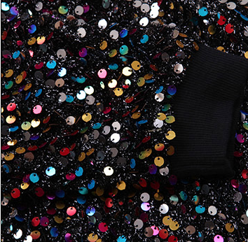 Sparkling Multicolor Raver Sequin Shirt