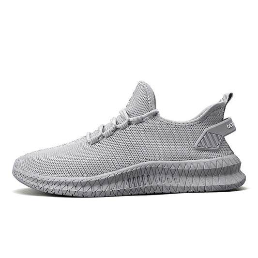 Woven Mesh Small White Shoes Summer And Autumn Plus Size Men's Sports Casual Shoes