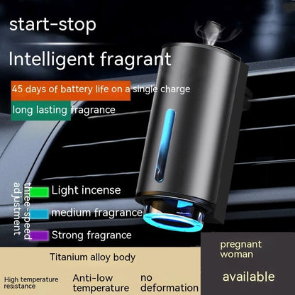 Intelligent Spray Car Mounted Fragrance Machine Air Outlet Car Mounted Perfume High-end Car Mounted Fragrance Durable Fragrance