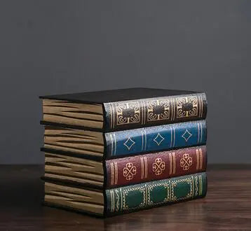 Vintage Faux Book Decor for American Style Bookshelves