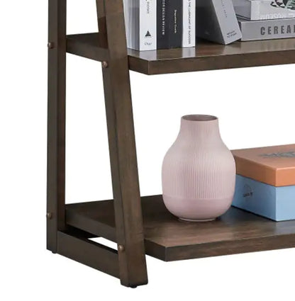 5 Tiers Of Shelves, Bookshelves, Storage Shelves, Bookshelves With Rubberwood Frames Unavailable Platforms- Welfel Temu