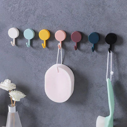 Creative Nordic Round Adhesive Hooks for Wall Use
