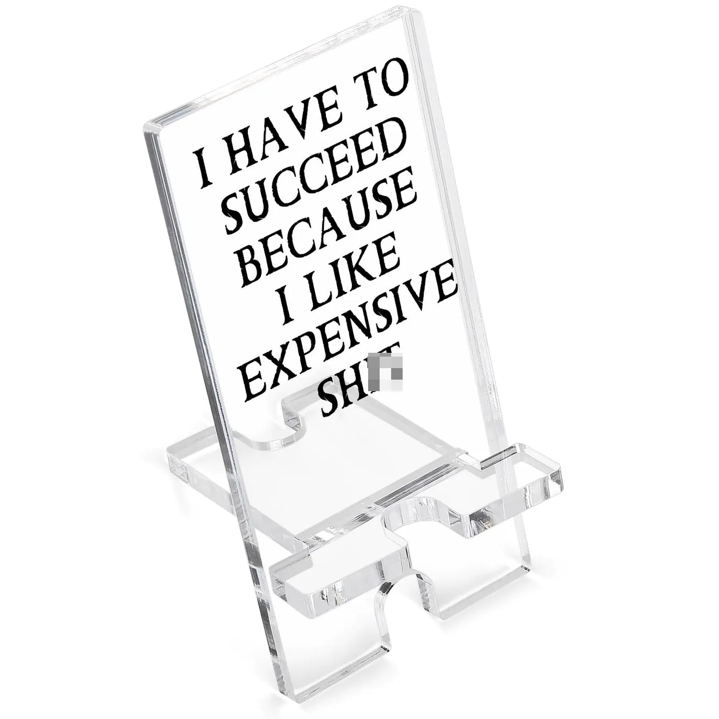 vizuzi Funny Cell Phone Holder Office Phone Stand Office Humor Gifts Home Office Phone Stand Humorous Phone Stands Gag Office Gifts for Women Men Coworkers Boss Cell Phone Stands ZAA2