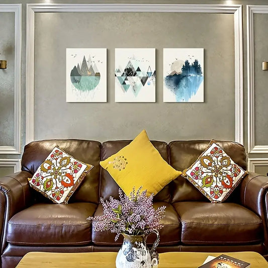 3pcs Abstract Canvas Wall Art for Living Room Decor