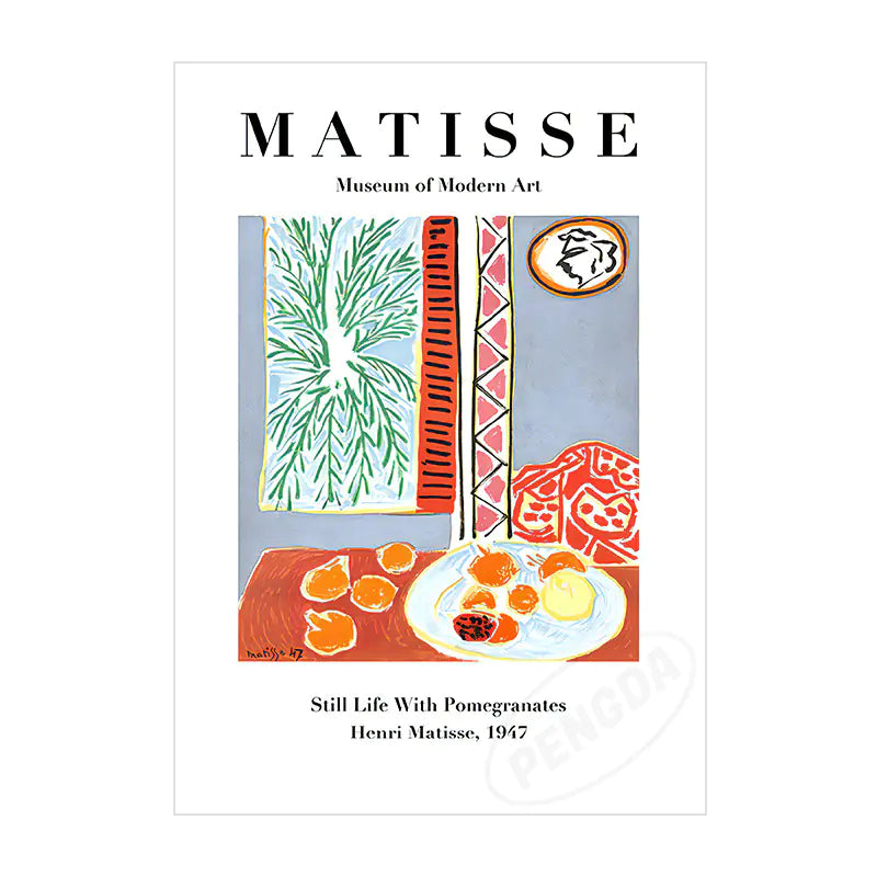 Abstract Line Body Canvas Painting - Matisse Nordic Art