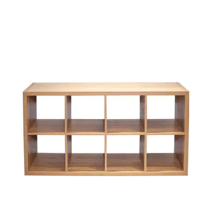 2 X 4 Cube Bookshelf Bookshelves For Home, Office, Walnut Color