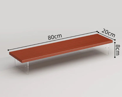 Acrylic & Wood Desktop Organizer Stand