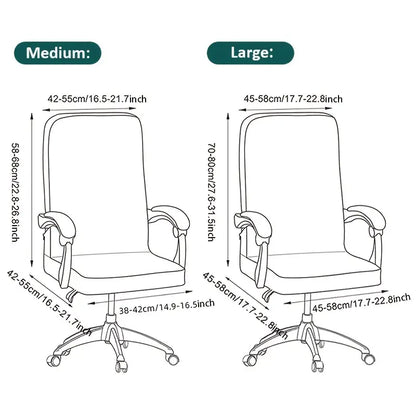 Washable Stretchy Durable Office Chair Seat Cover