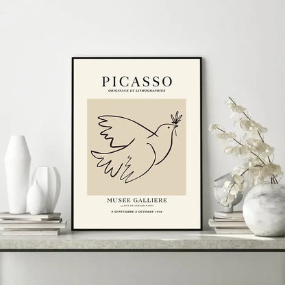 Frameless Abstract Art Prints by Matisse & Picasso (3pcs)