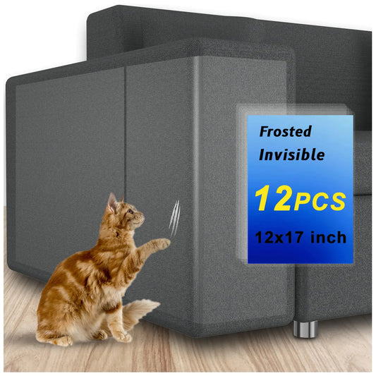 Anti Cat Scratch Furniture Protector - Cat Couch Protector - Couch Corner Protectors for Cats Tape - Furniture Protectors from Cats - Cat Scratch Deterrent for Furniture Tape