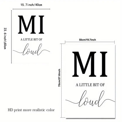 3-Piece Black and White Family Canvas Wall Art Set