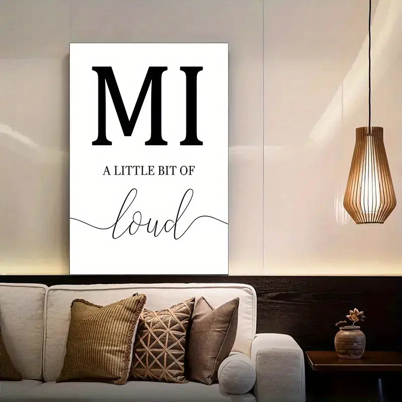 3-Piece Black and White Family Canvas Wall Art Set