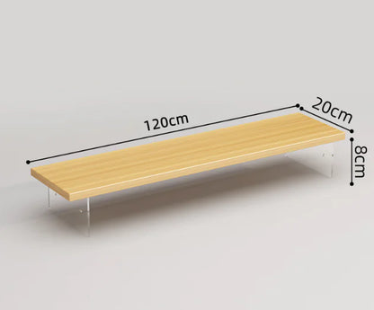 Acrylic & Wood Desktop Organizer Stand