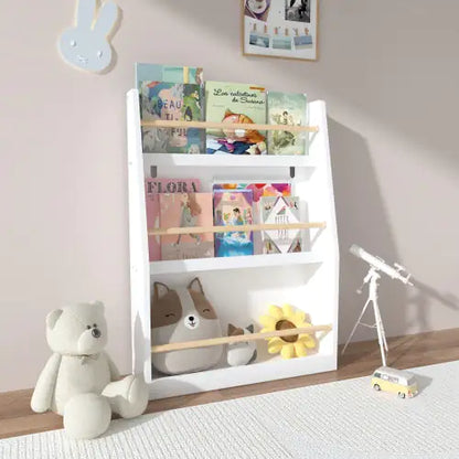 3rd Tier Children's Bookshelves, Children's Bookshelves, Help Keep Bedrooms, Playrooms And Classrooms Tidy And White
