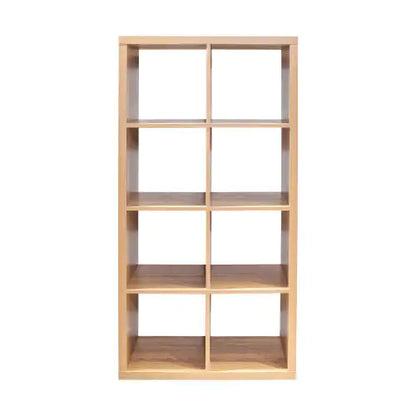 2 X 4 Cube Bookshelf Bookshelves For Home, Office, Walnut Color
