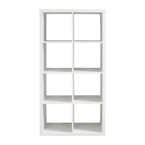 2 X 4 Cube Bookshelf For Home, Office - White