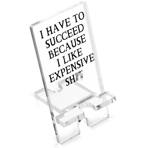 vizuzi Funny Cell Phone Holder Office Phone Stand Office Humor Gifts Home Office Phone Stand Humorous Phone Stands Gag Office Gifts for Women Men Coworkers Boss Cell Phone Stands ZAA2