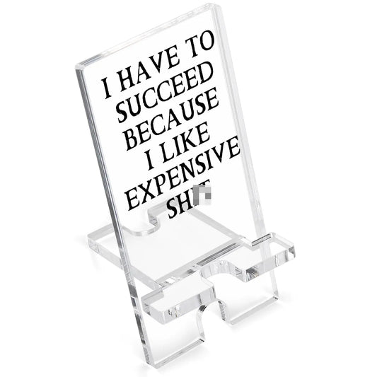 vizuzi Funny Cell Phone Holder Office Phone Stand Office Humor Gifts Home Office Phone Stand Humorous Phone Stands Gag Office Gifts for Women Men Coworkers Boss Cell Phone Stands ZAA2