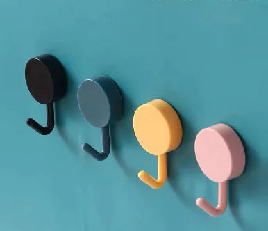Creative Nordic Round Adhesive Hooks for Wall Use