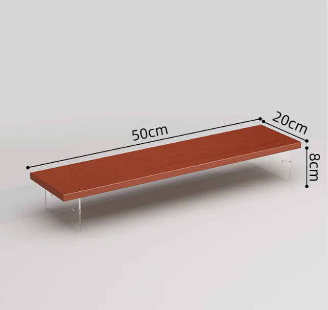 Acrylic & Wood Desktop Organizer Stand